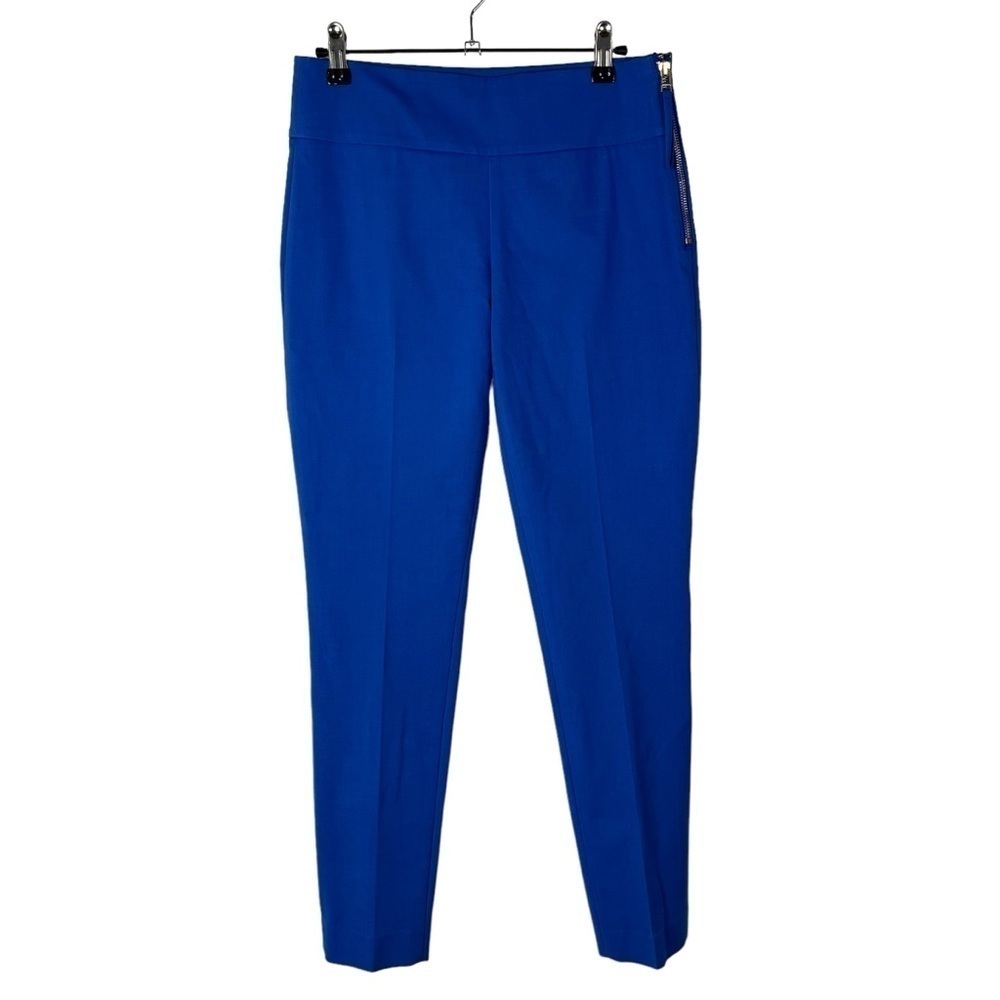 Marciano Royal Blue Olivia Skinny Leg Side Zip Pants 4
